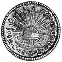 Mexico FIRST REPUBLIC 1/2 Real KM 370.2 Prices & Values | NGC