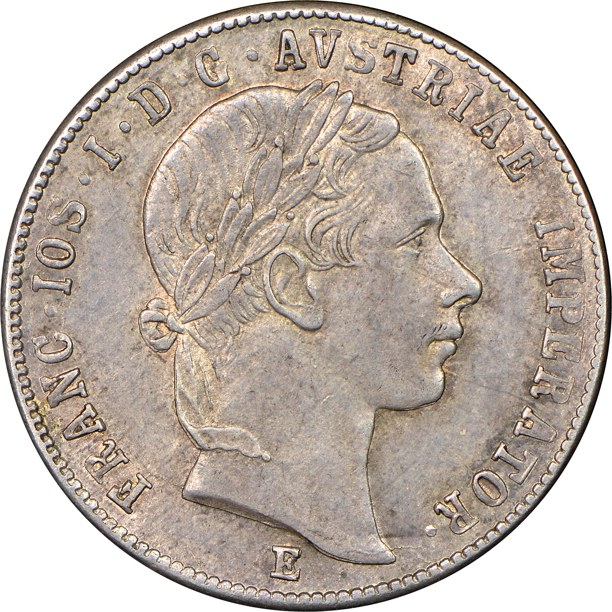 ☆1828 オーストリア 20クロイツァー銀貨 NGC MS 64（最高鑑定品） 1850-O $20 Liberty