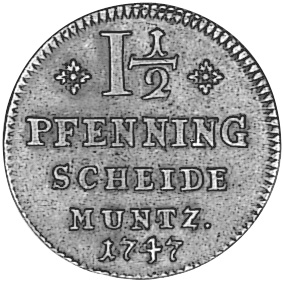 German States BRUNSWICK-WOLFENBÜTTEL 1-1/2 Pfennige KM 925 Prices & Va