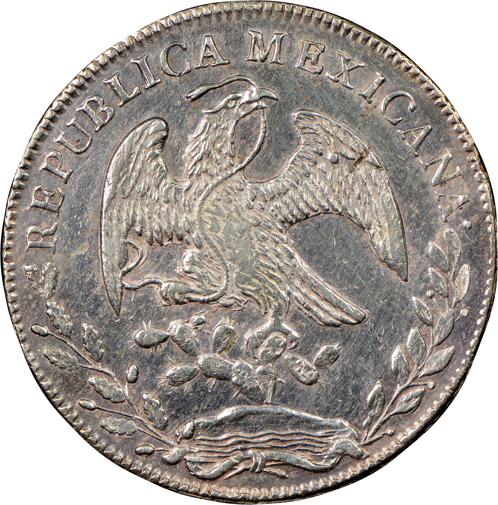 Mexico FIRST REPUBLIC 8 Reales KM 377.3 Prices & Values | NGC