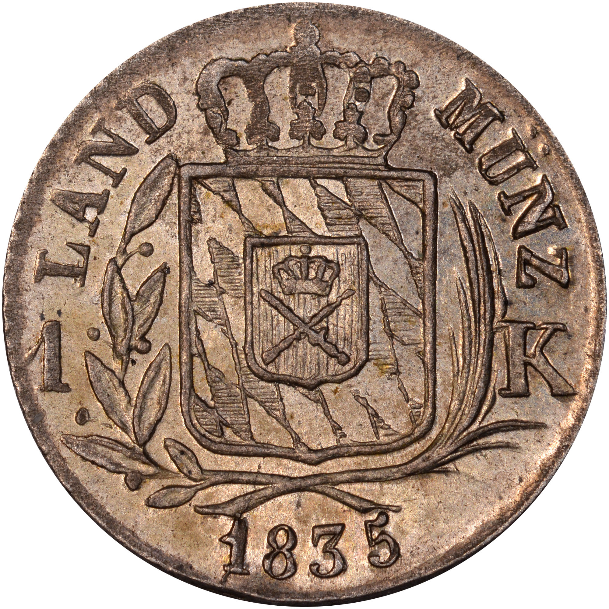 German States BAVARIA Kreuzer KM 746 Prices & Values | NGC