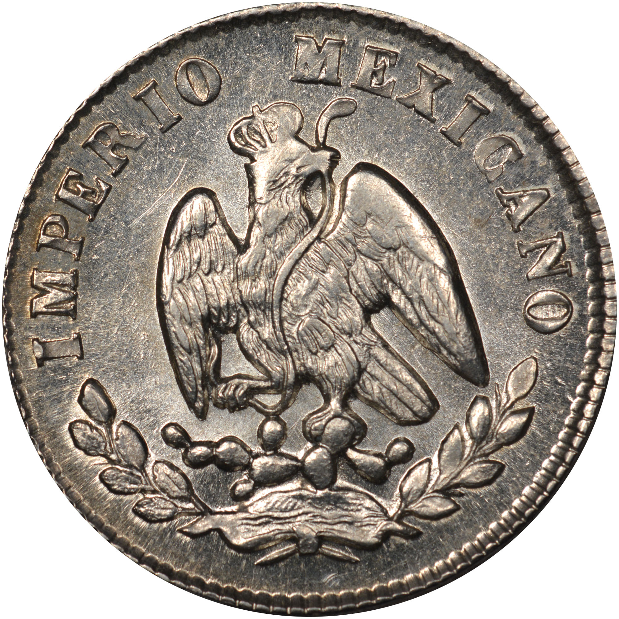 Mexico EMPIRE OF MAXIMILIAN 10 Centavos KM 386.1 Prices & Values | NGC