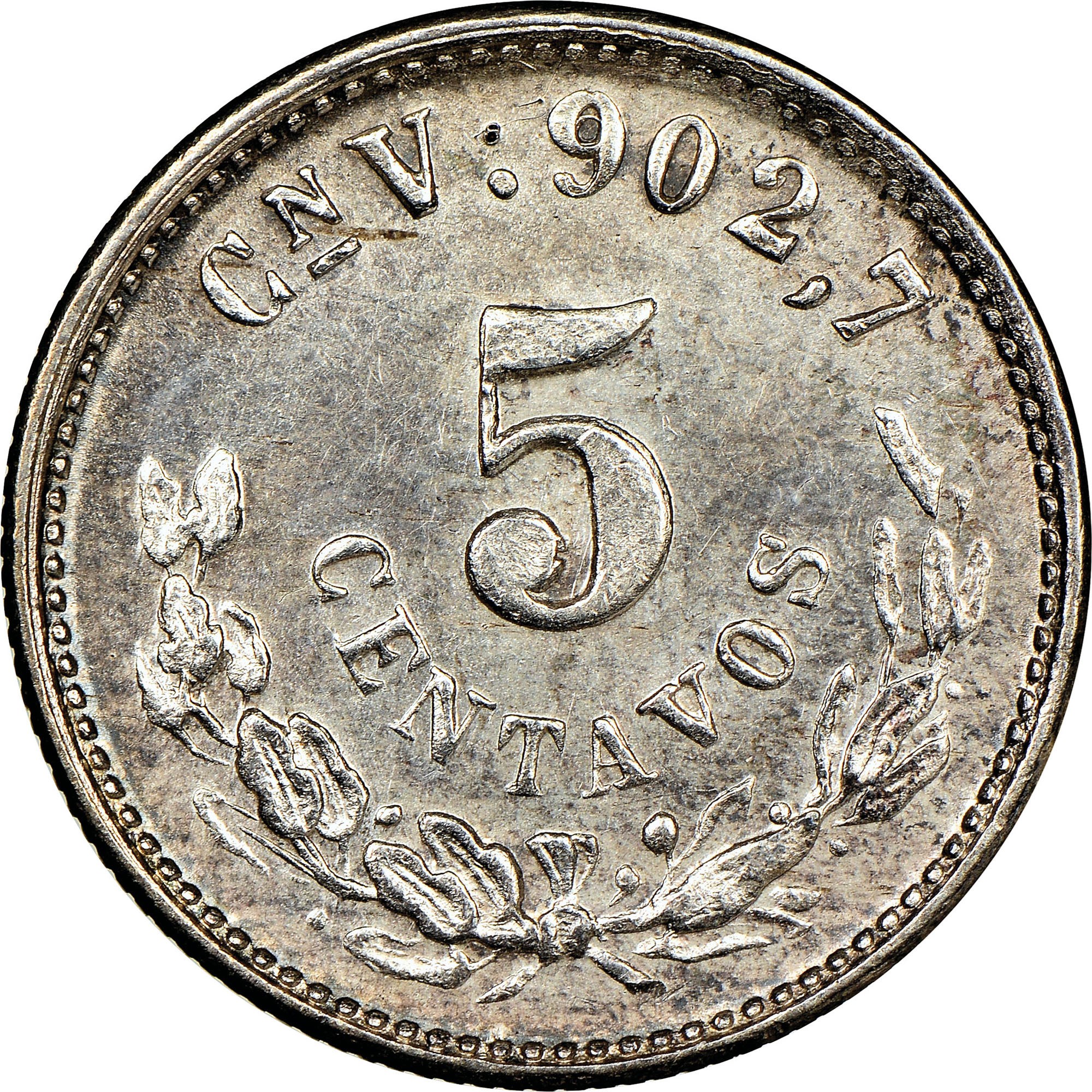 Mexico 5 Centavos KM 400 Prices & Values NGC