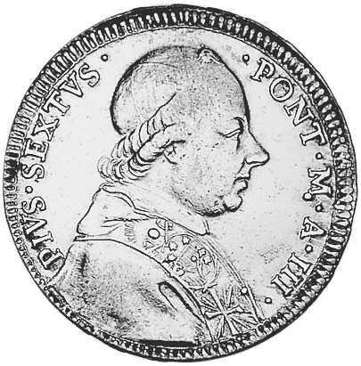 1797年　チザルピーナ共和国1 SCUDO 銀貨 1797年 チザルピーナ共和国1 SCUDO 銀貨 1 Scudo Largo