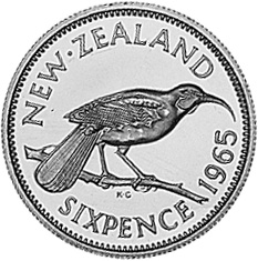 New Zealand 6 Pence KM 26.2 Prices & Values | NGC