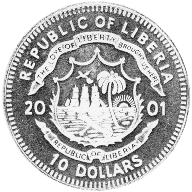 Liberia 10 Dollars KM 513 Prices & Values NGC