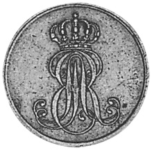 German States HANNOVER Pfennig KM 201.1 Prices & Values | NGC