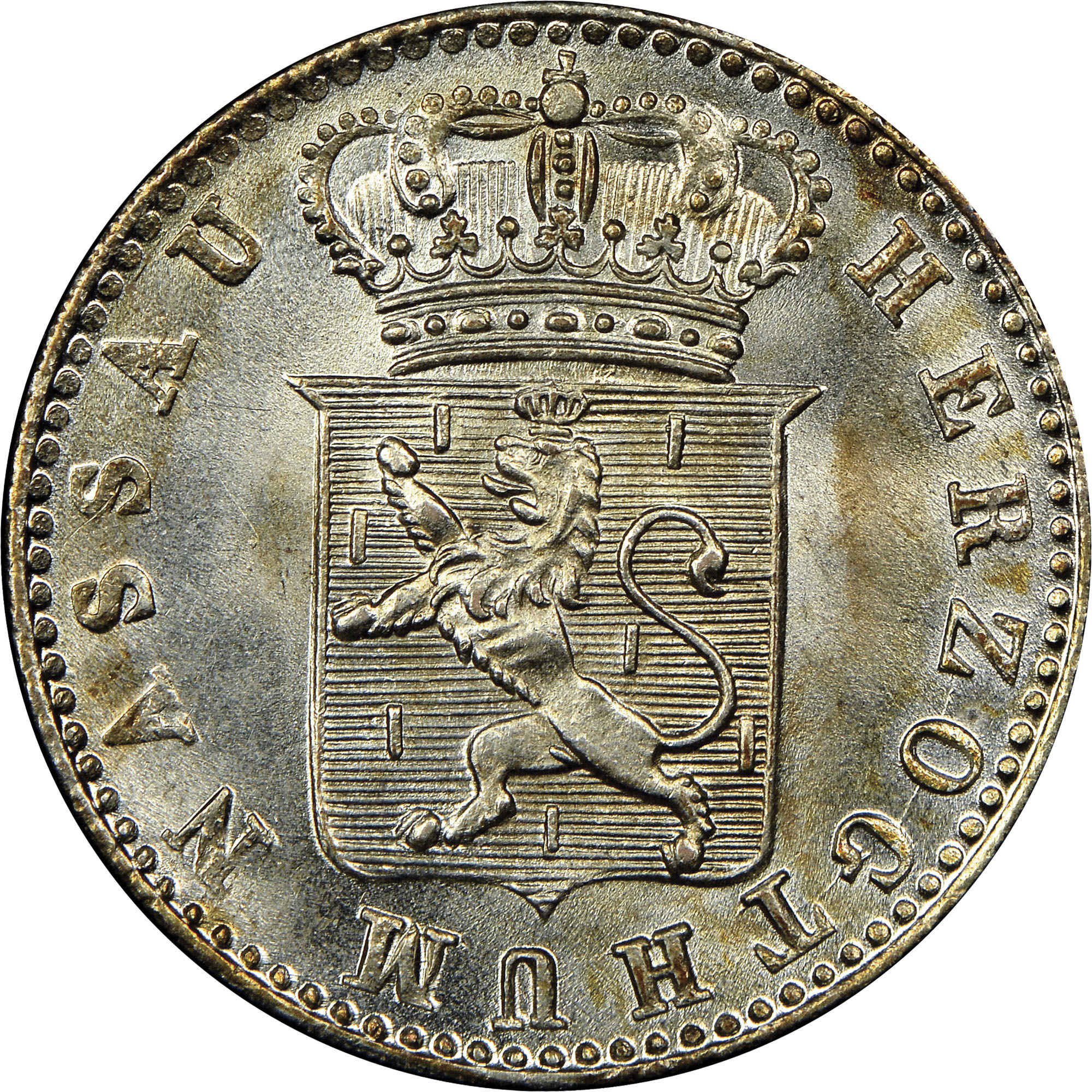 German States NASSAU 6 Kreuzer KM 53 Prices & Values | NGC