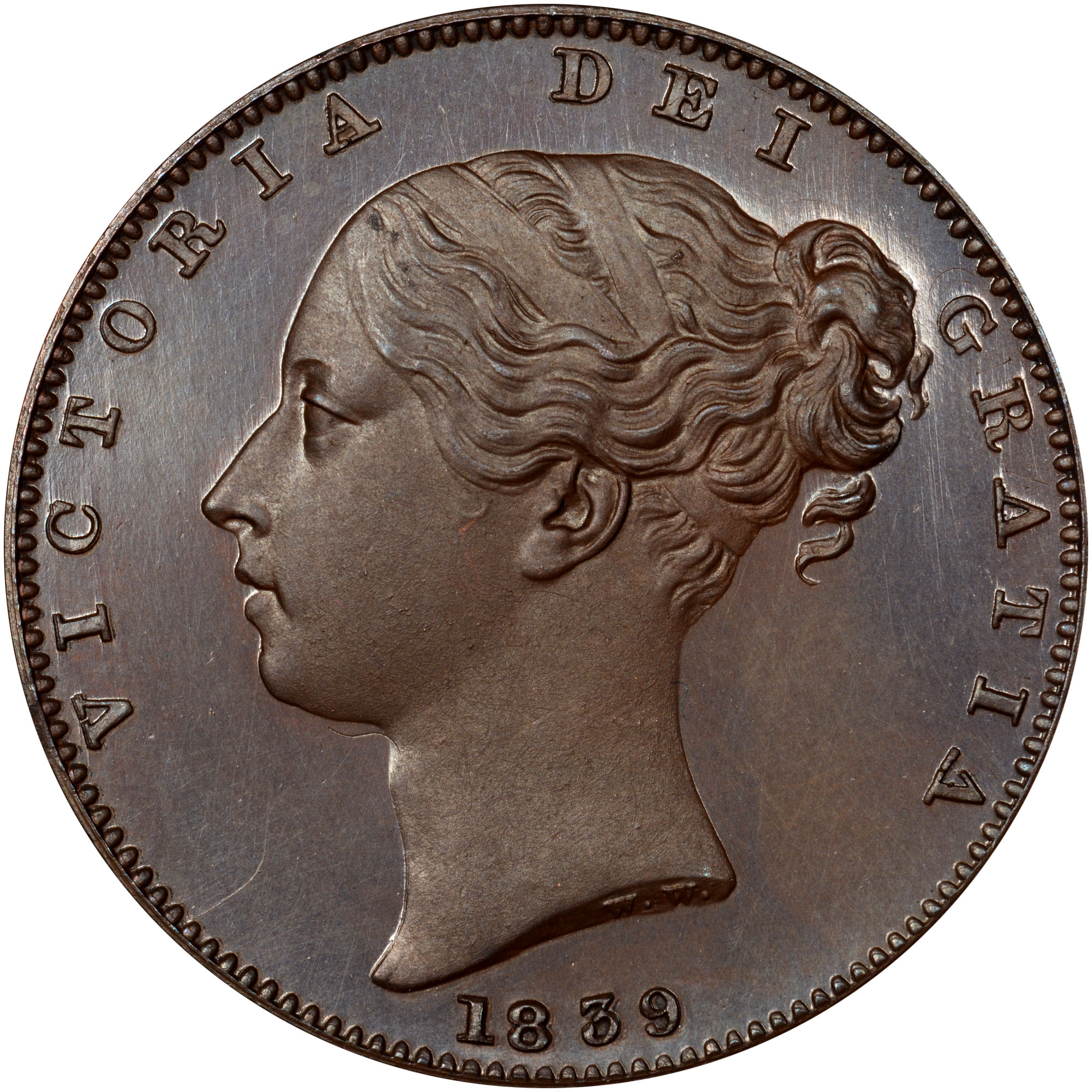 Great Britain 1 4 Farthing KM 737 Prices Values NGC