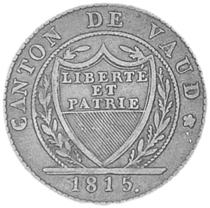 Swiss Cantons VAUD Batzen-10 Rappen KM 8 Prices & Values | NGC