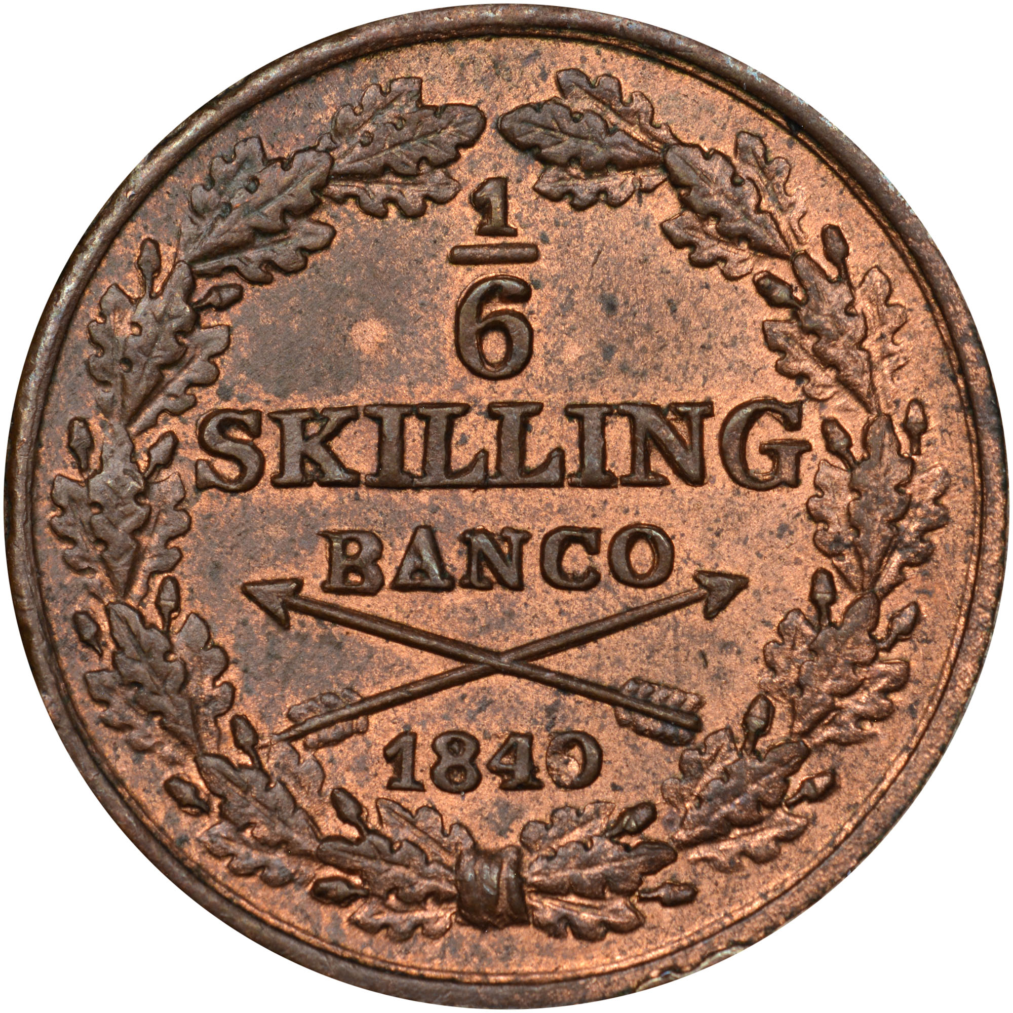Sweden 1/6 Skilling KM 639 Prices & Values | NGC