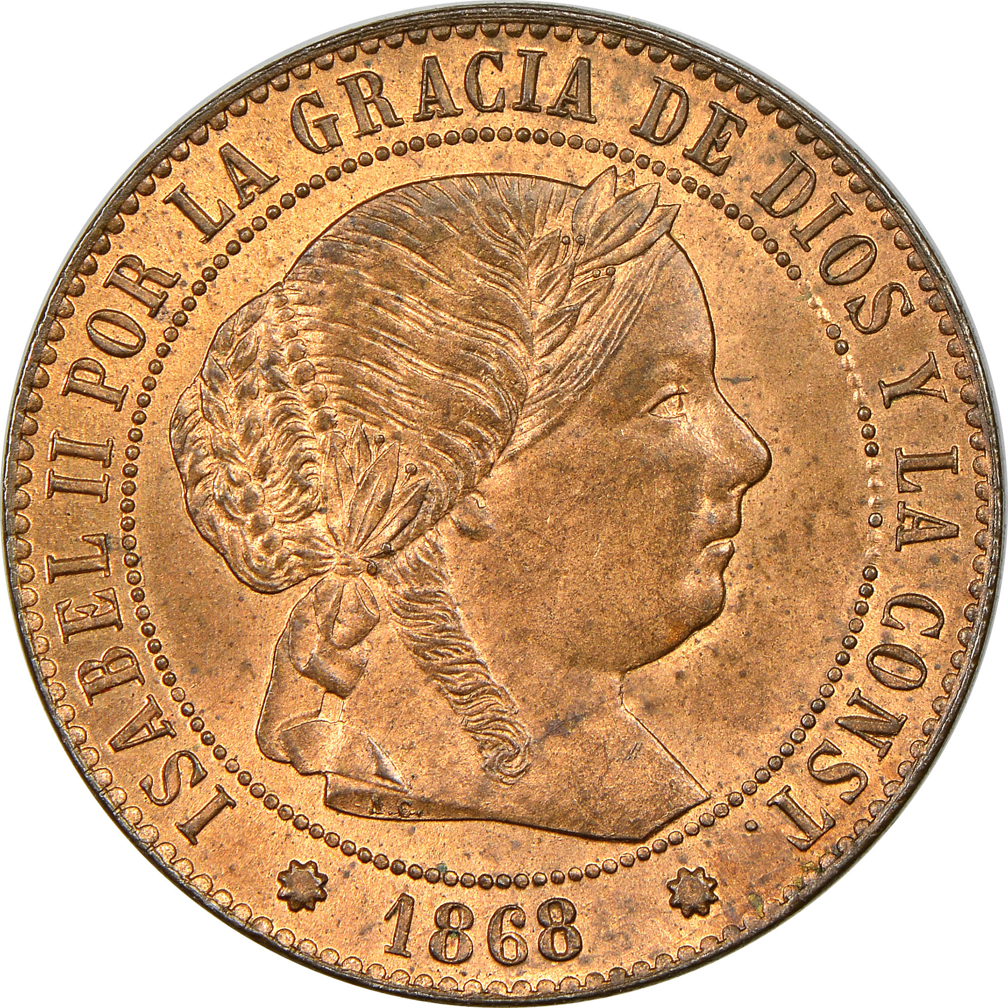 Spain 1/2 Centimo KM 632.1 Prices & Values | NGC