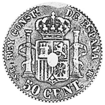 Spain 50 Centimos KM 685 Prices & Values | NGC