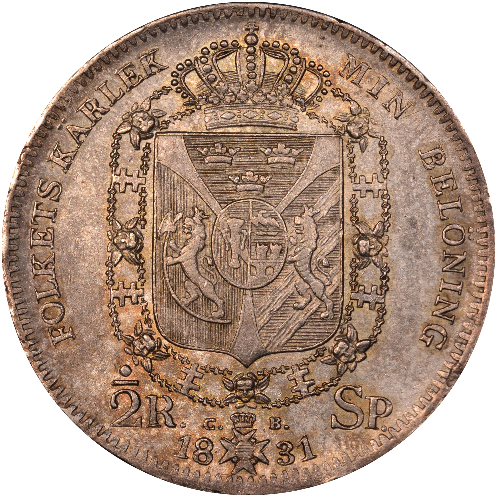 Sweden 1/2 Riksdaler KM 631 Prices & Values | NGC