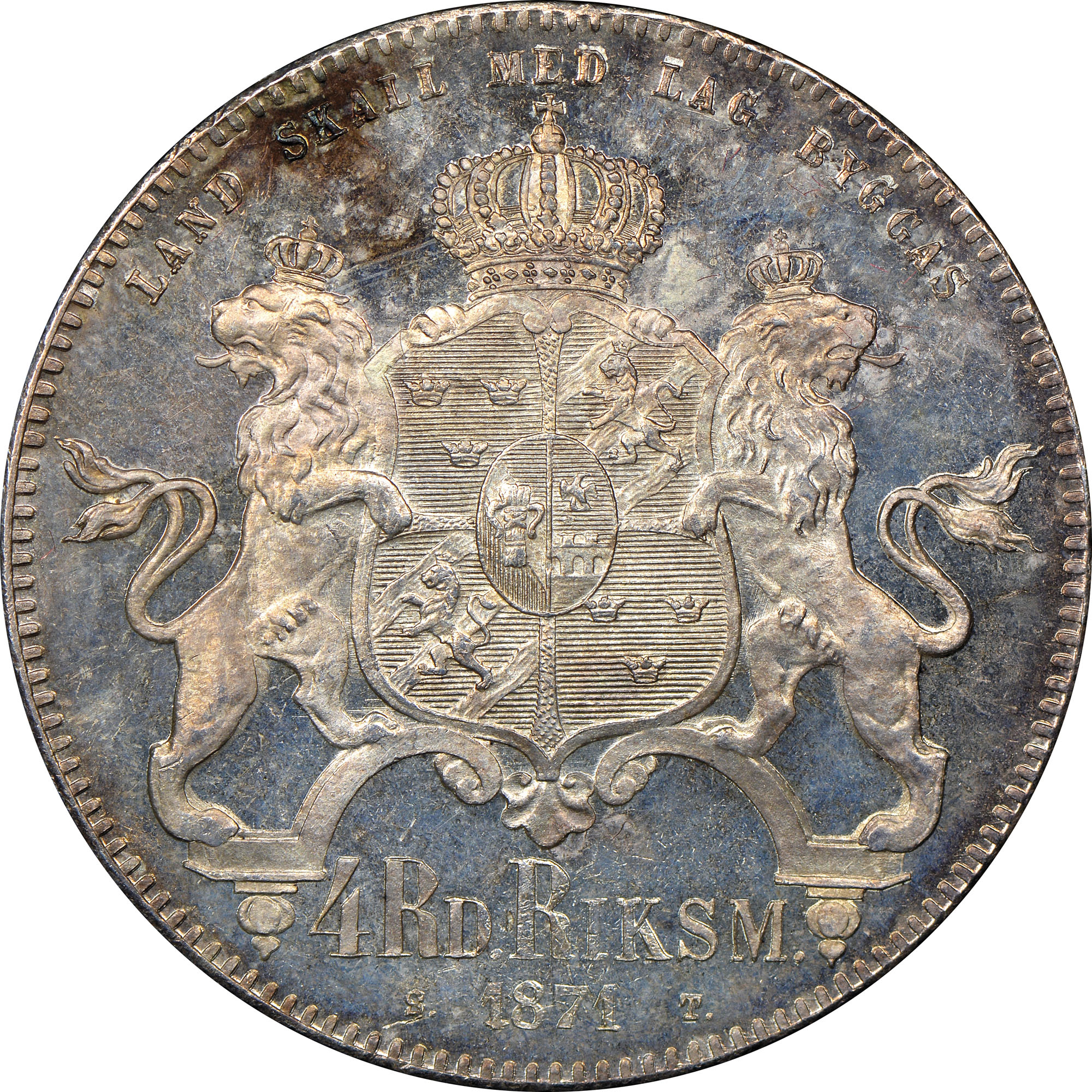 Sweden Riksdaler Specie KM 726 Prices & Values | NGC