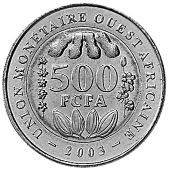 West African States 500 Francs KM 15 Prices & Values | NGC