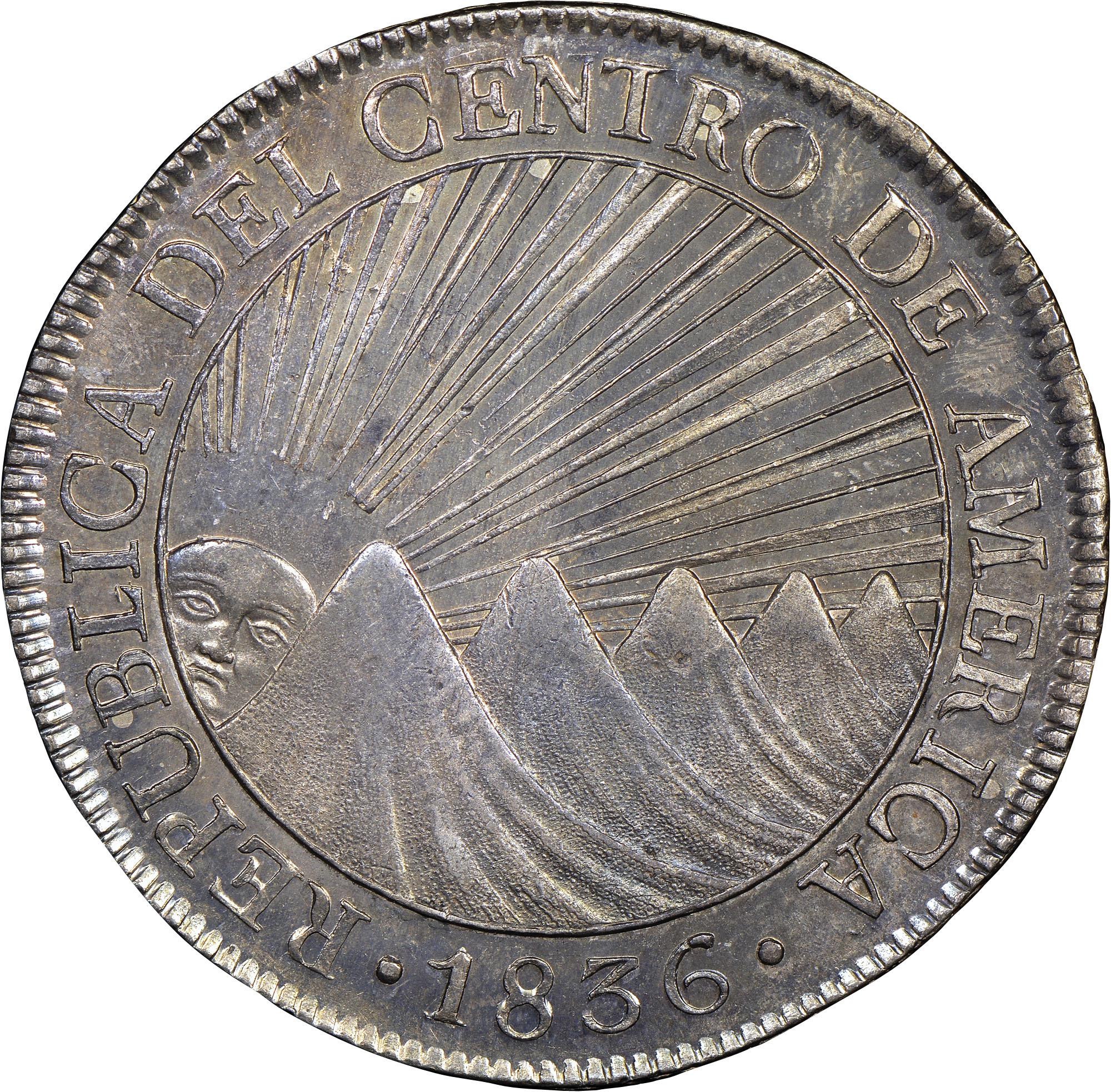 Central American Republic 8 Reales KM 4 Prices & Values | NGC