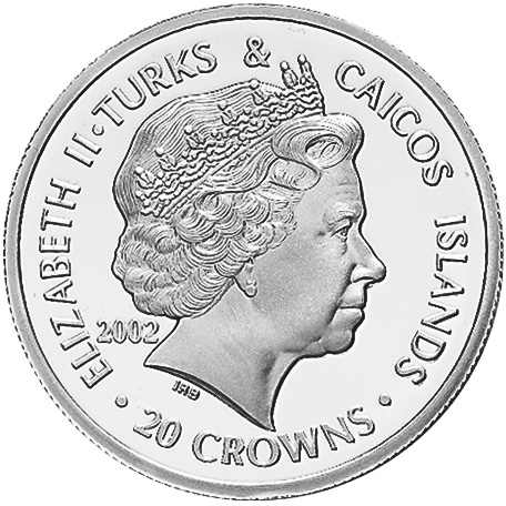 Turks & Caicos Islands 20 Crowns KM 246 Prices & Values | NGC