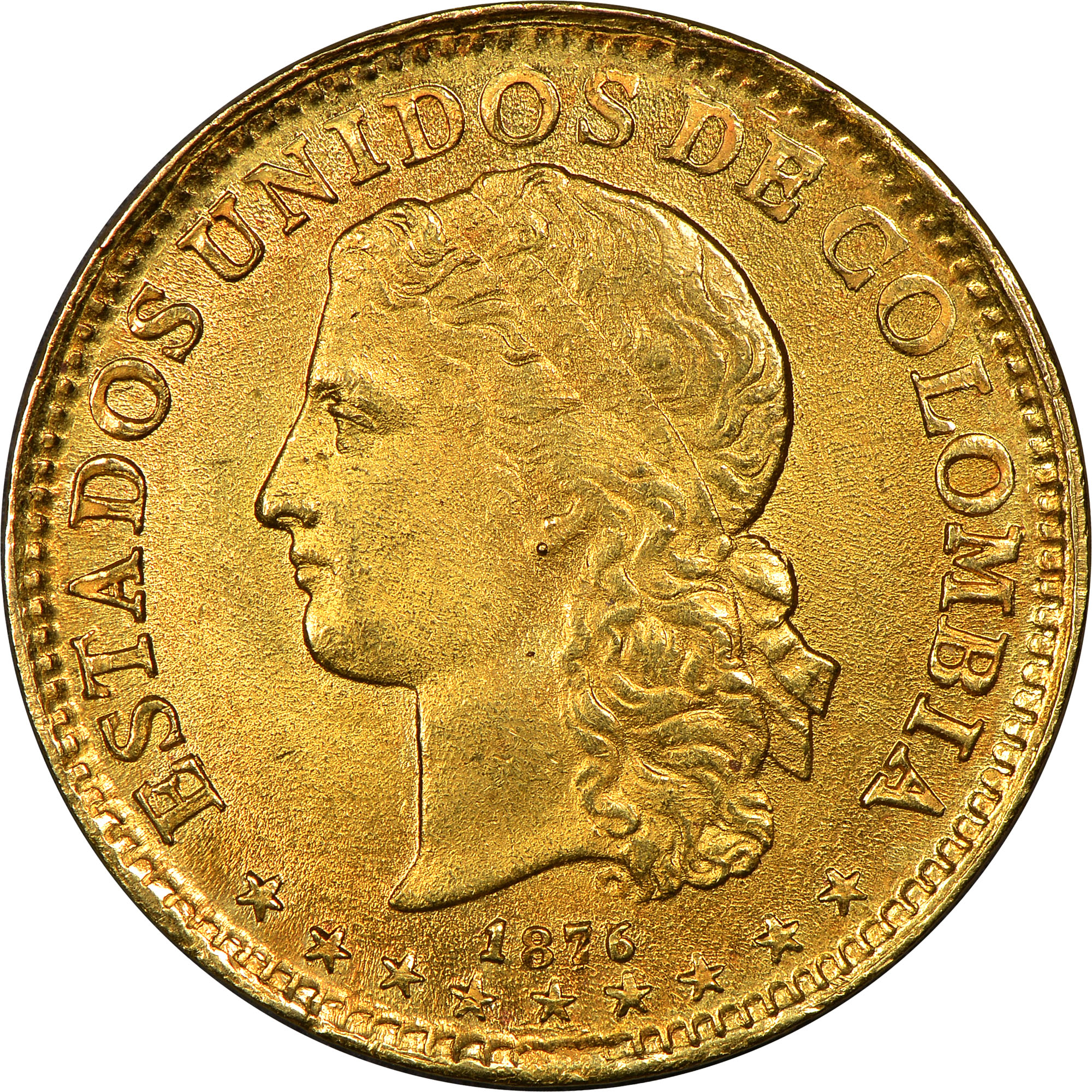 Colombia 10 Pesos KM 141.4 Prices & Values | NGC