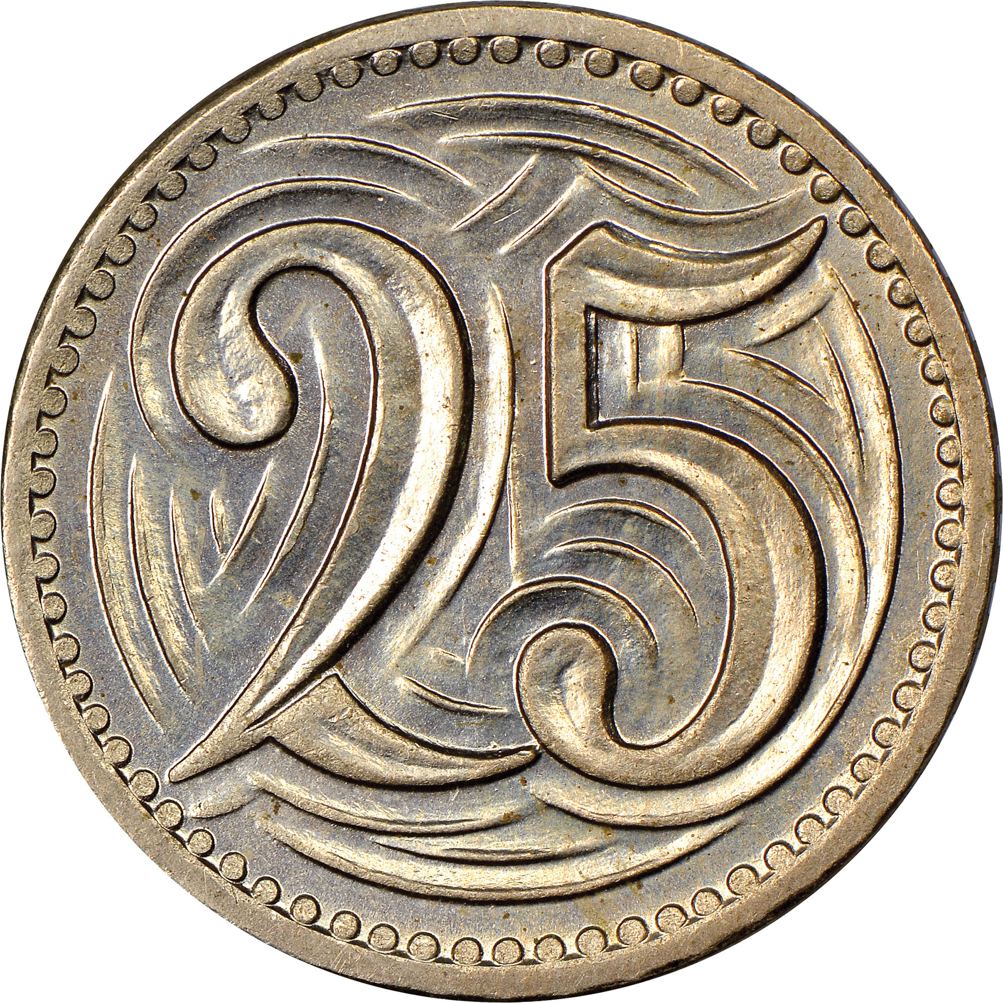 Czechoslovakia 25 Haleru KM 16 Prices & Values | NGC