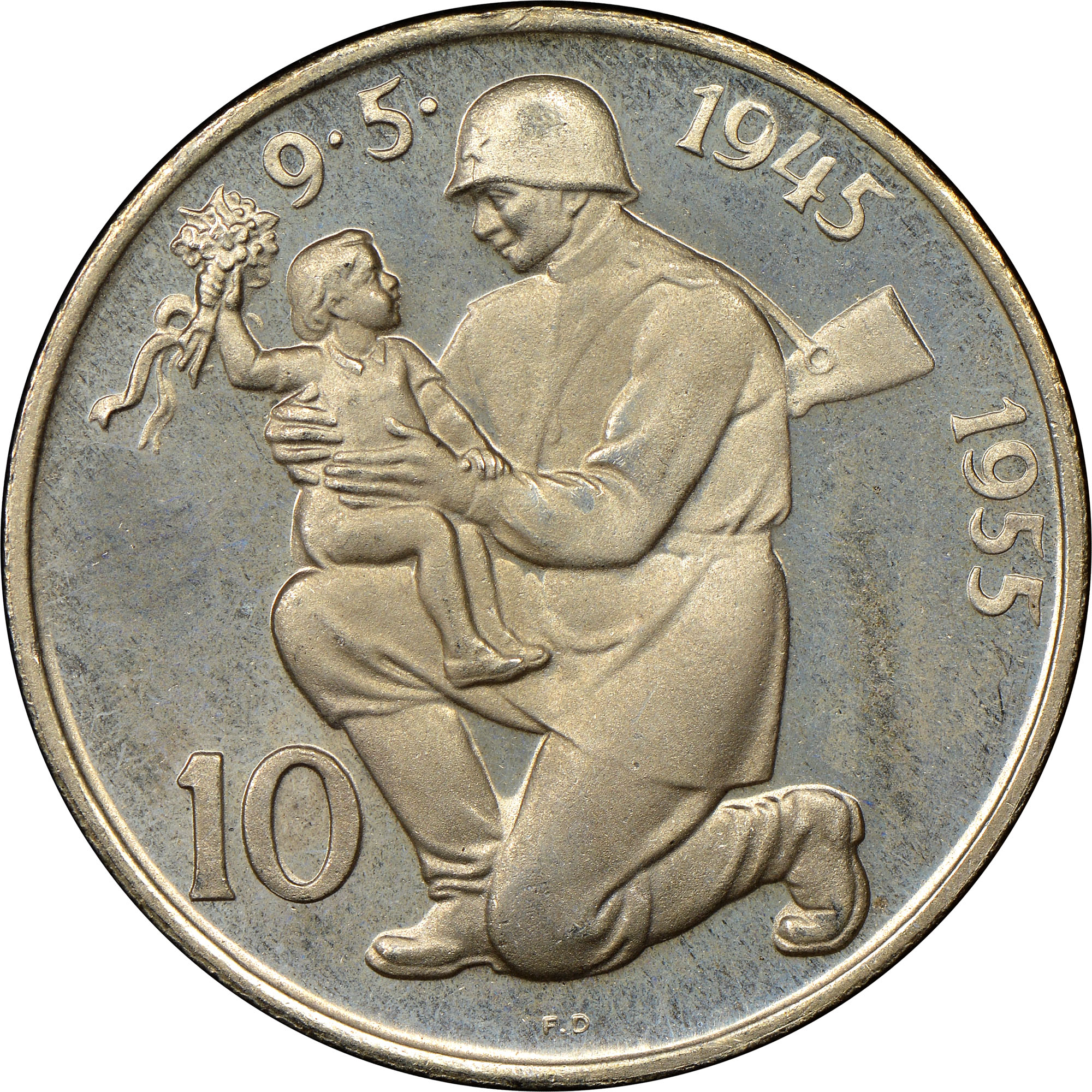 Czechoslovakia 10 Korun KM 42 Prices & Values | NGC