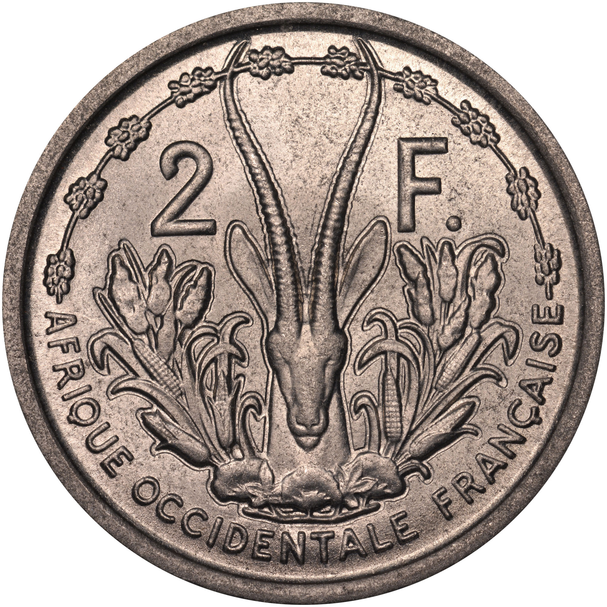 French West Africa 2 Francs KM 4 Prices & Values | NGC