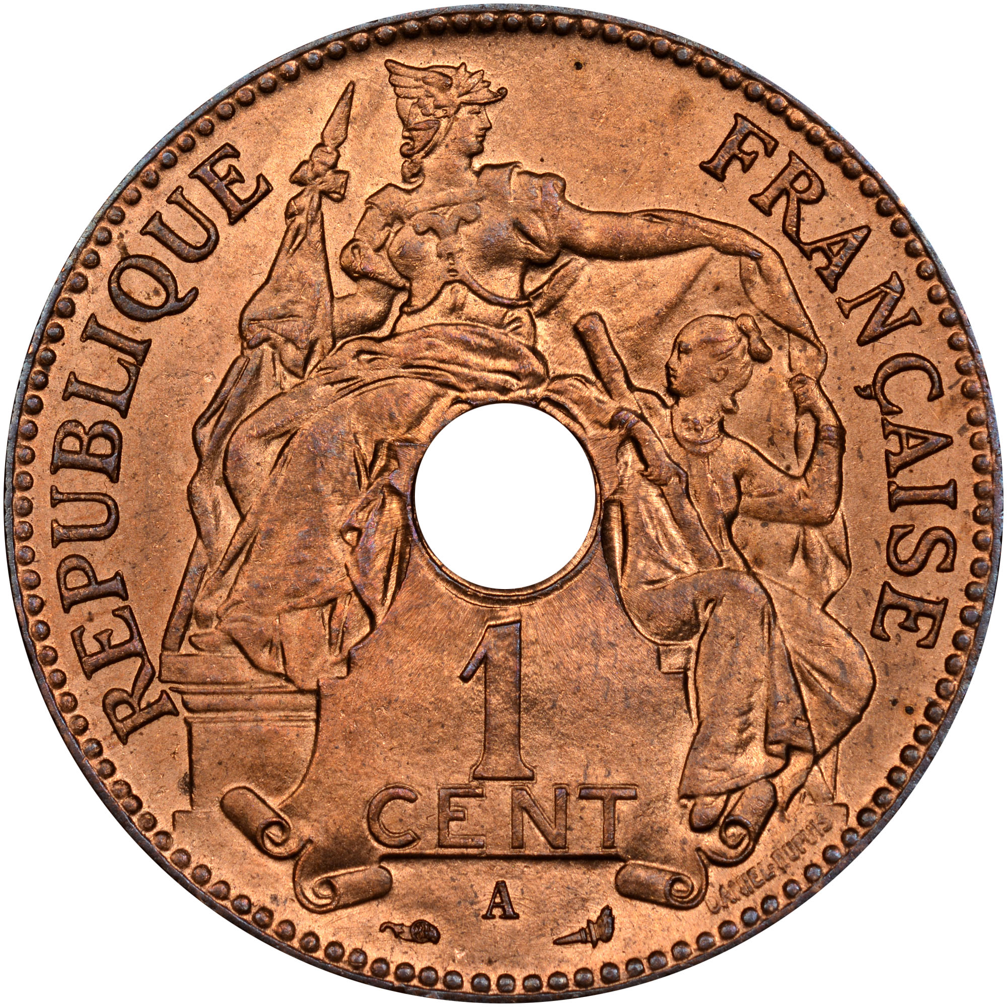 French Indo-China Cent KM 8 Prices & Values | NGC
