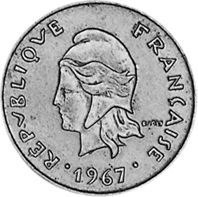 レオナールパリ 定価10万 状態悪し French Polynesia 10 Francs KM 5 Prices & Values | NGC