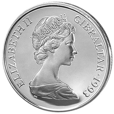 Gibraltar 1/2 Crown KM 198 Prices & Values | NGC