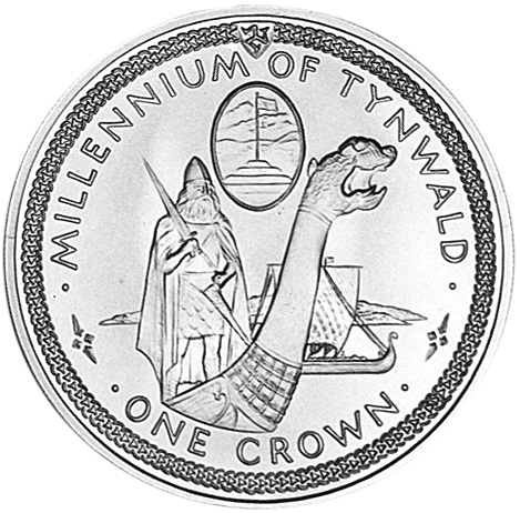 Isle Of Man Crown KM 46 Prices & Values | NGC