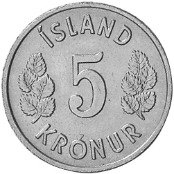 Iceland 5 Krónur KM 18 Prices & Values | NGC