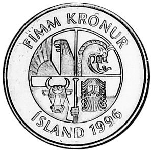 Iceland 5 Krónur KM 28a Prices & Values | NGC