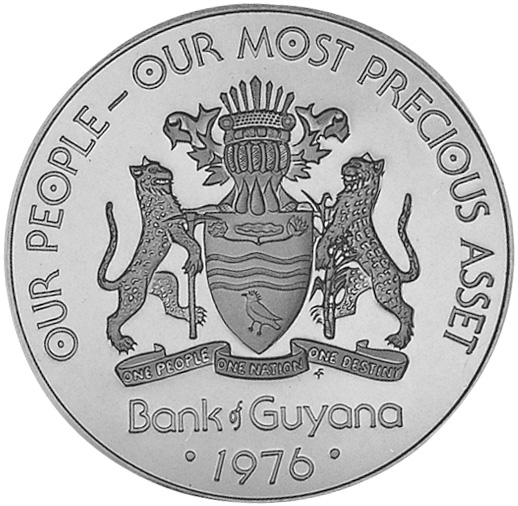 Guyana 10 Dollars KM 44 Prices & Values NGC