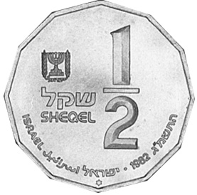 Israel 1/2 Sheqel KM 121 Prices & Values | NGC