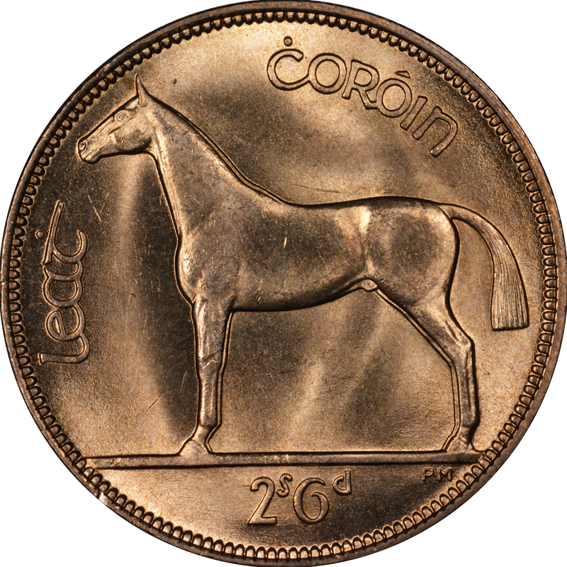 Ireland Republic 1/2 Crown KM 8 Prices & Values NGC