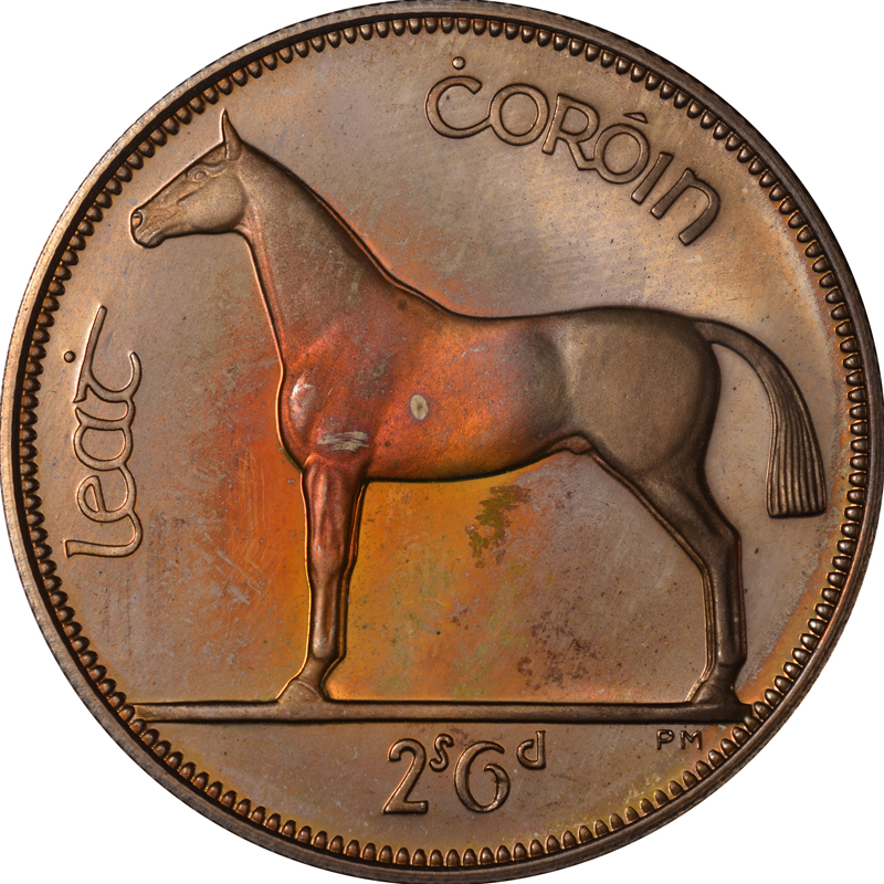 Ireland Republic 1/2 Crown KM 8 Prices & Values NGC