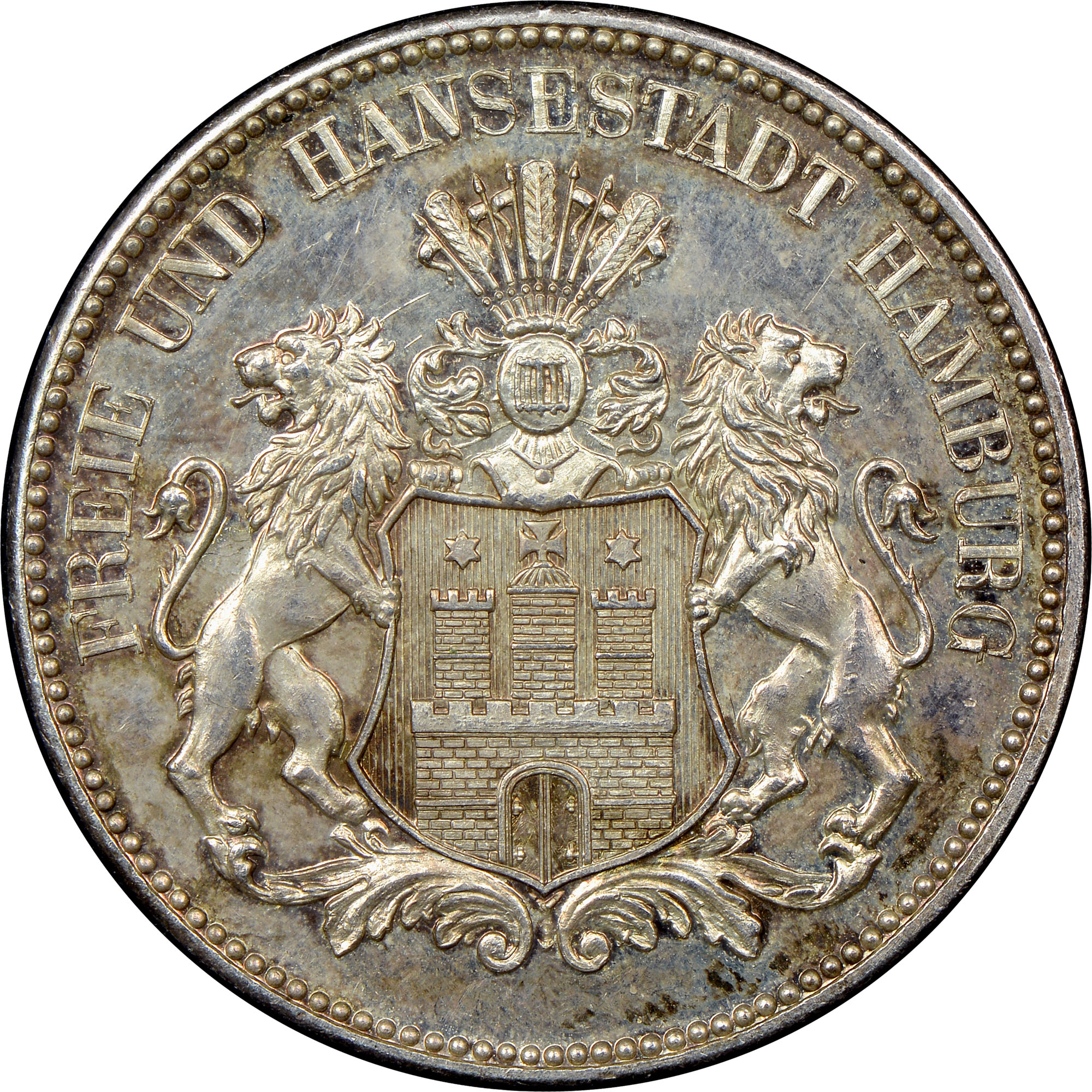 GERMANY Hamburg ハンブルグ 1803 NGC-PF62 German States HAMBURG 3 Mark KM 620 Prices & Values | NGC