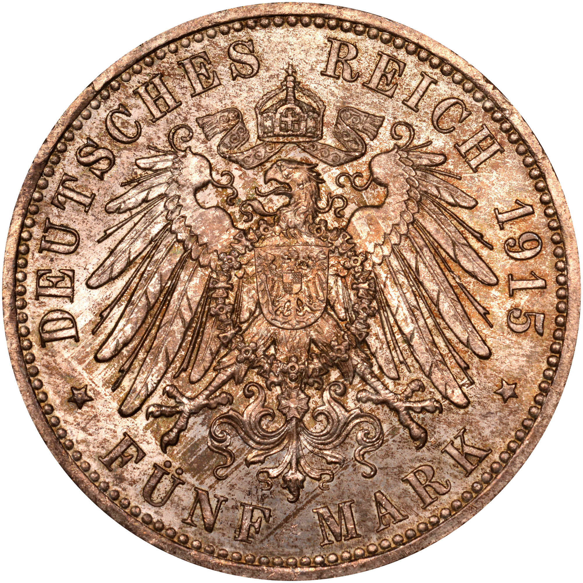 German States BRUNSWICK-WOLFENBÜTTEL 5 Mark KM 1163 Prices & Values |