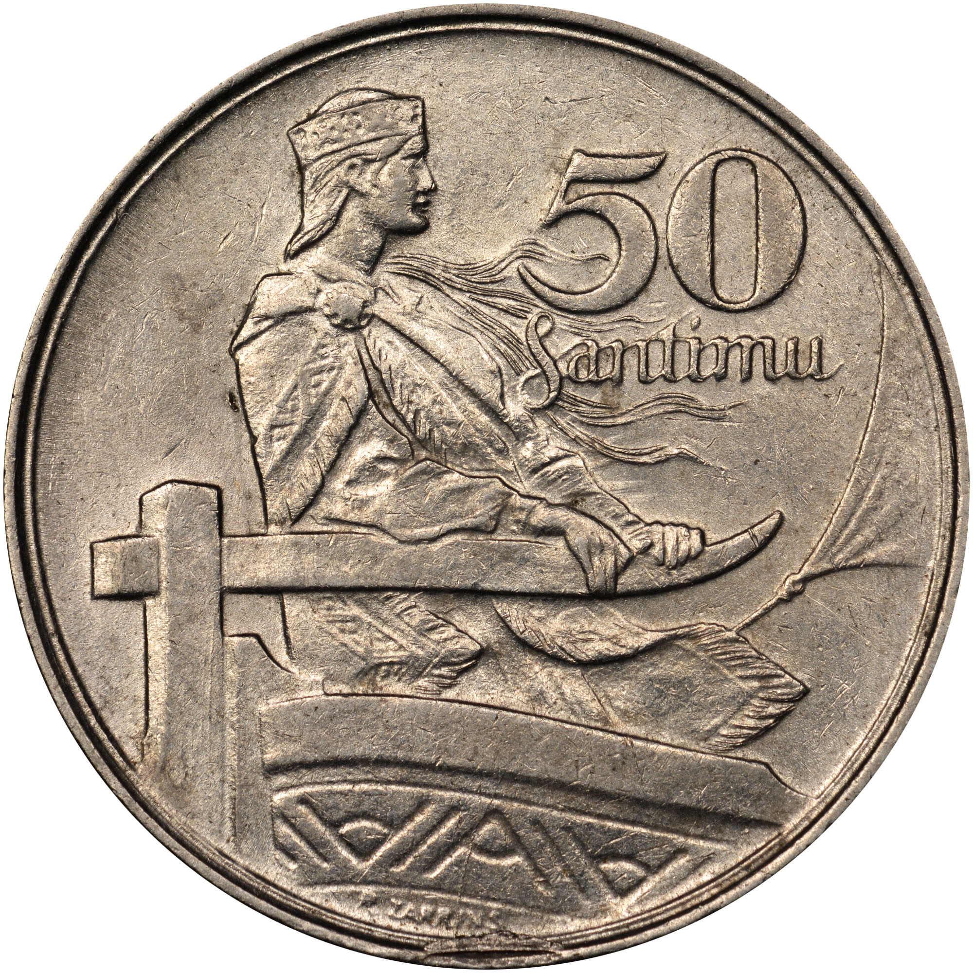 Latvia 50 Santimu KM 6 Prices & Values | NGC