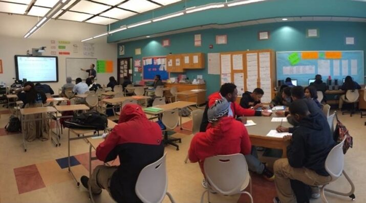 Modern classroom