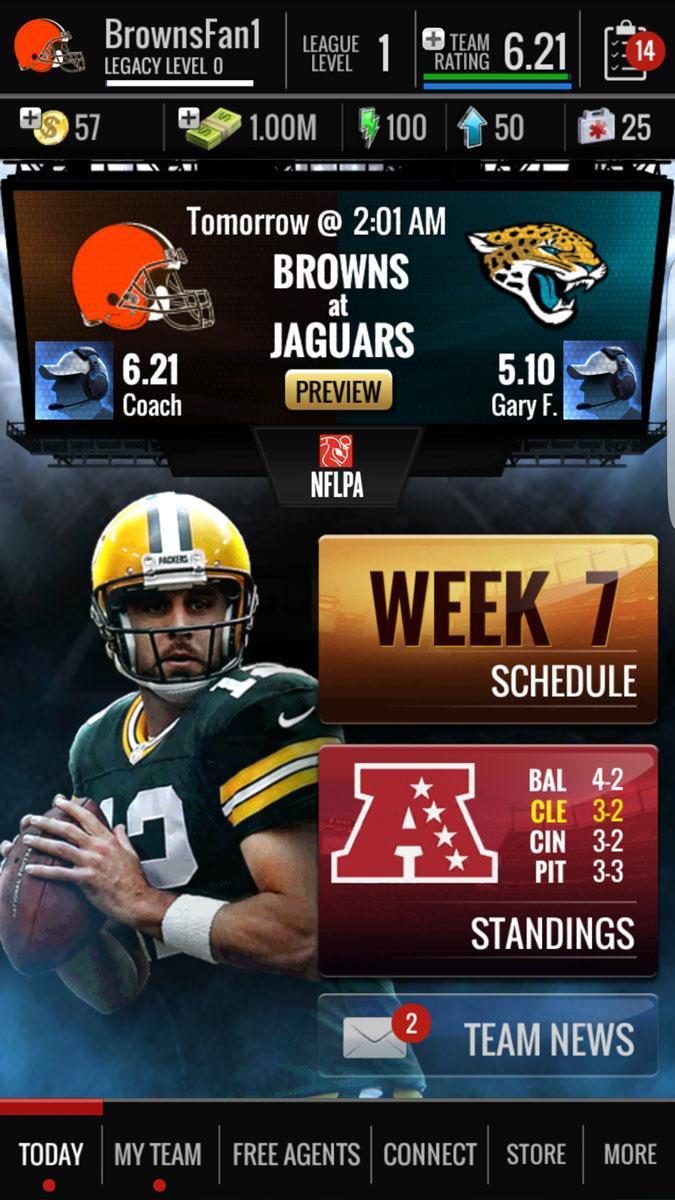 NFL Showdown Football Manager Apps To Play