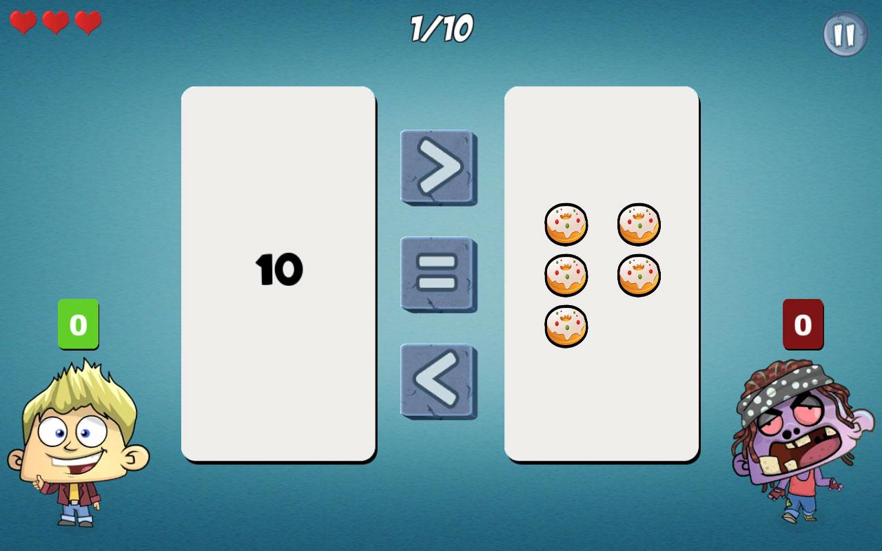 Math vs Zombies Games Educate Kids