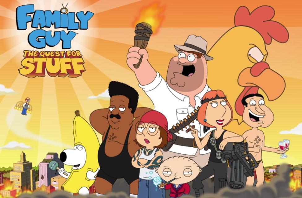 Family Guy The Quest for Stuff Virtual Worlds Land!