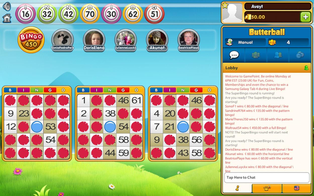 Gamepoint Bingo WWGDB