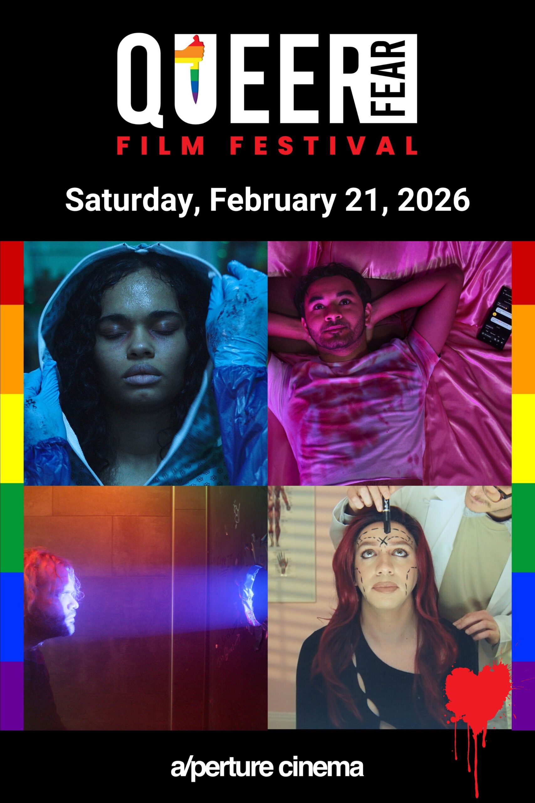 Poster for Queer Fear Film Festival 2026