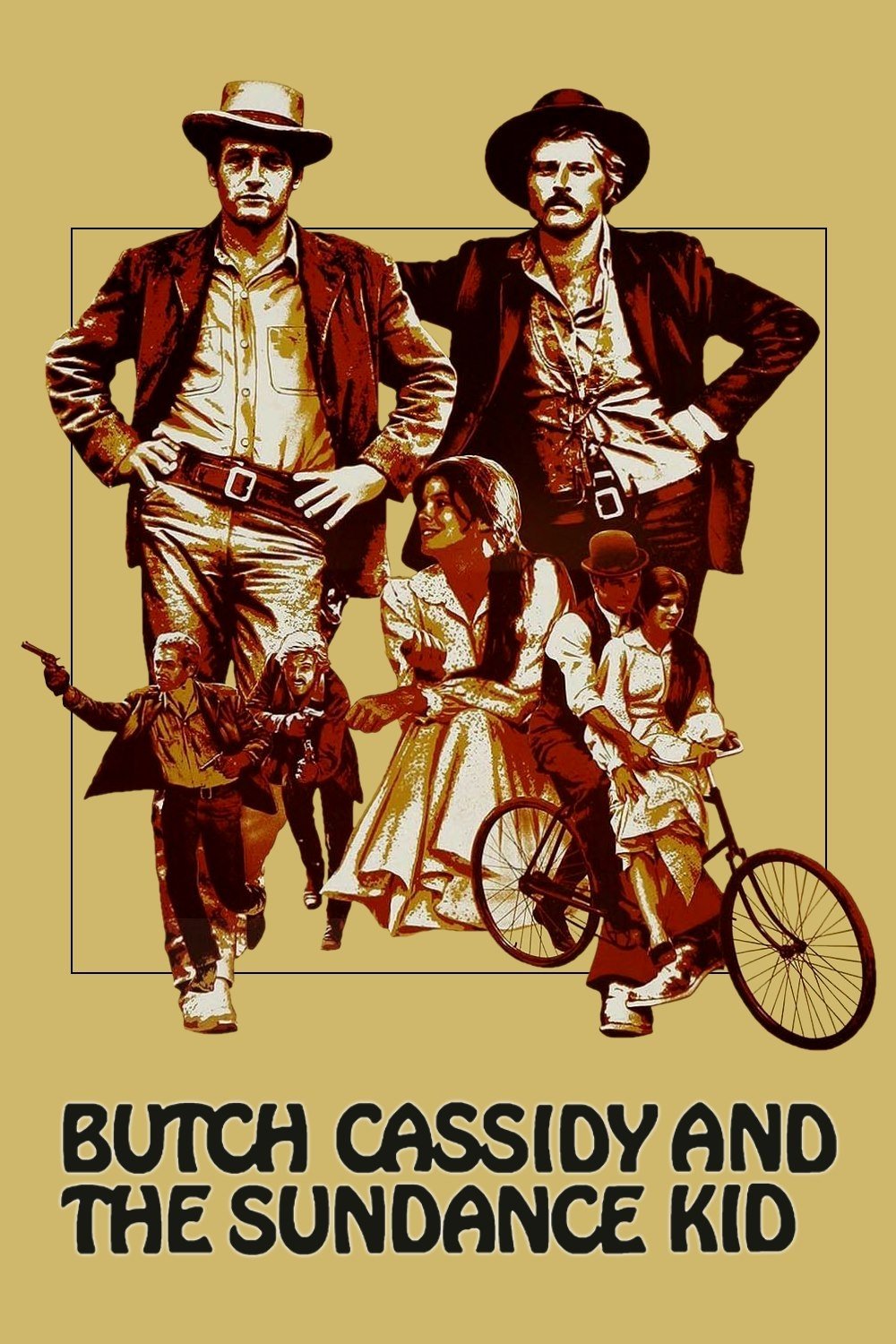 Poster for dinner + a/ movie: Butch Cassidy and the Sundance Kid