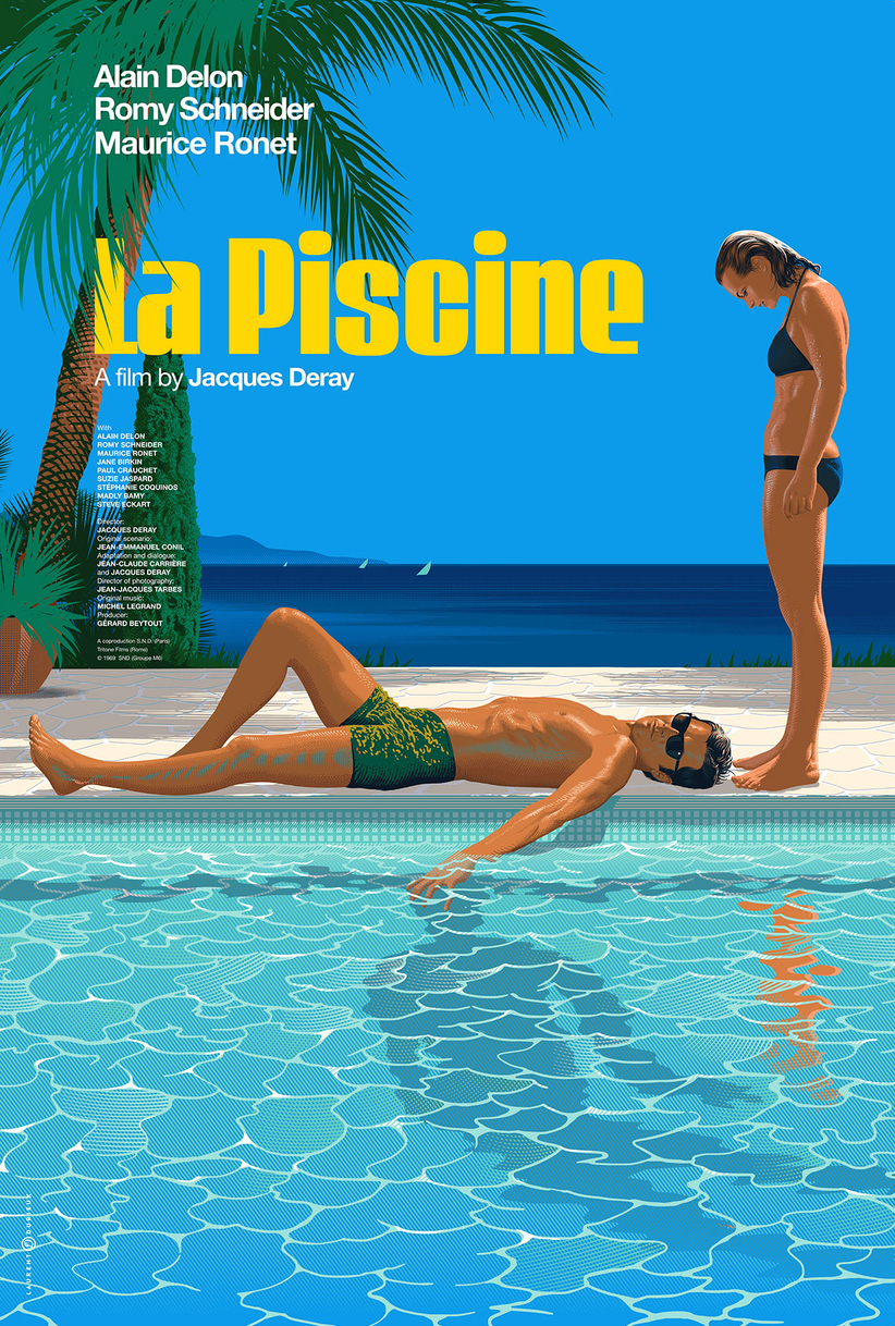 Poster for On Holiday + a/ movie: La Piscine (1969)