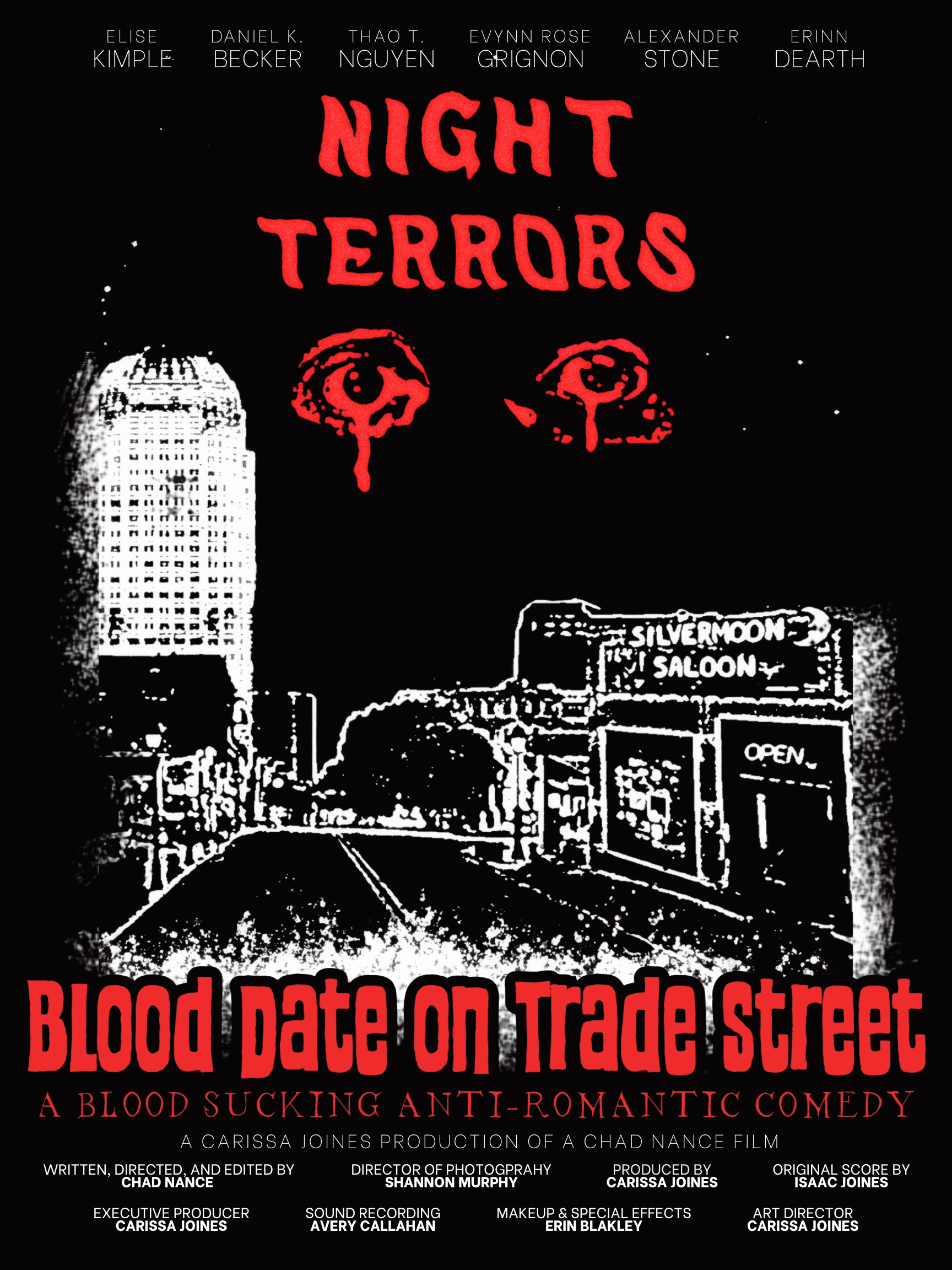 Poster for Night Terrors: Blood Date on Trade Street