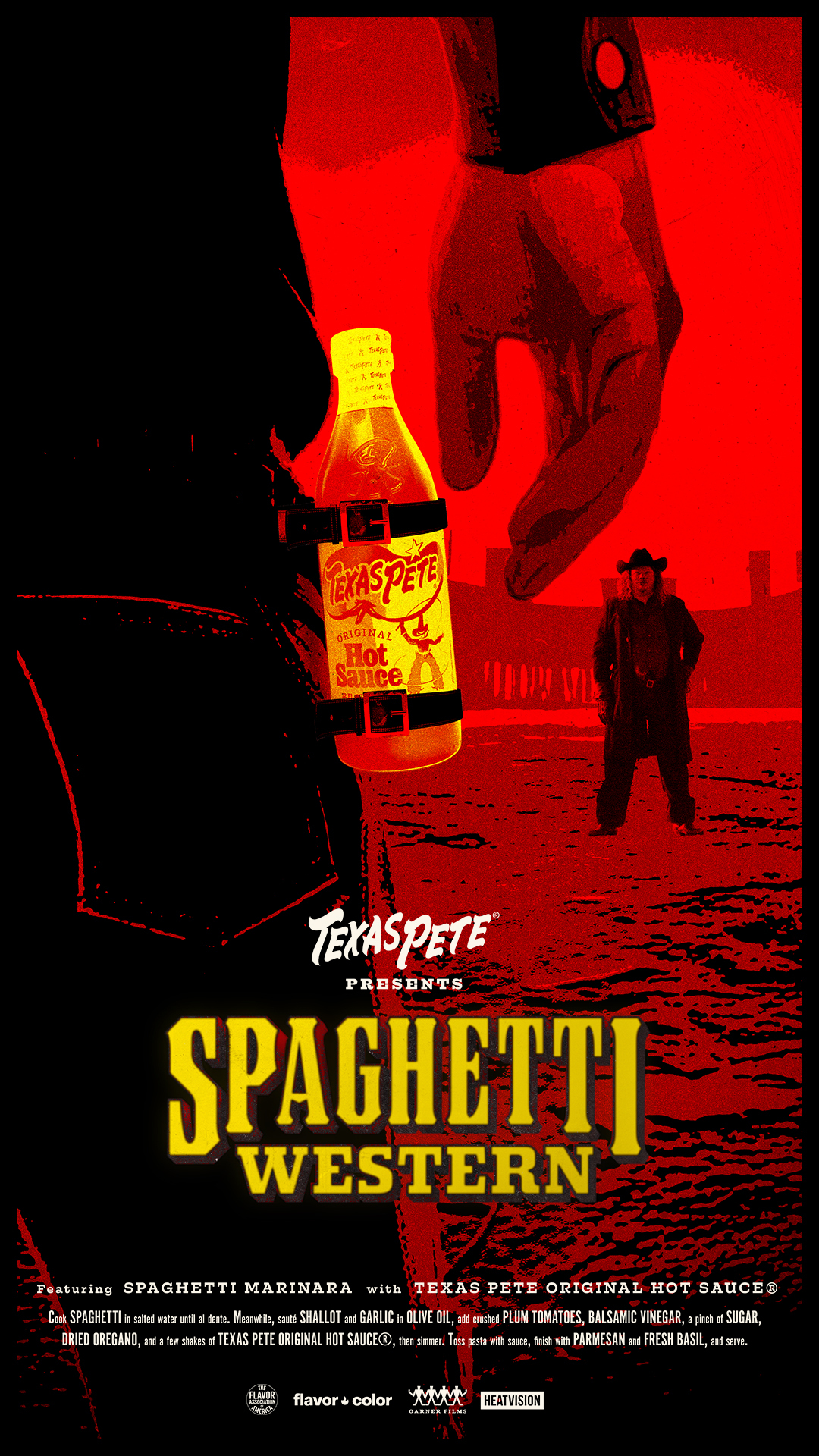 Poster for Texas Pete® Presents “Spaghetti Western”
