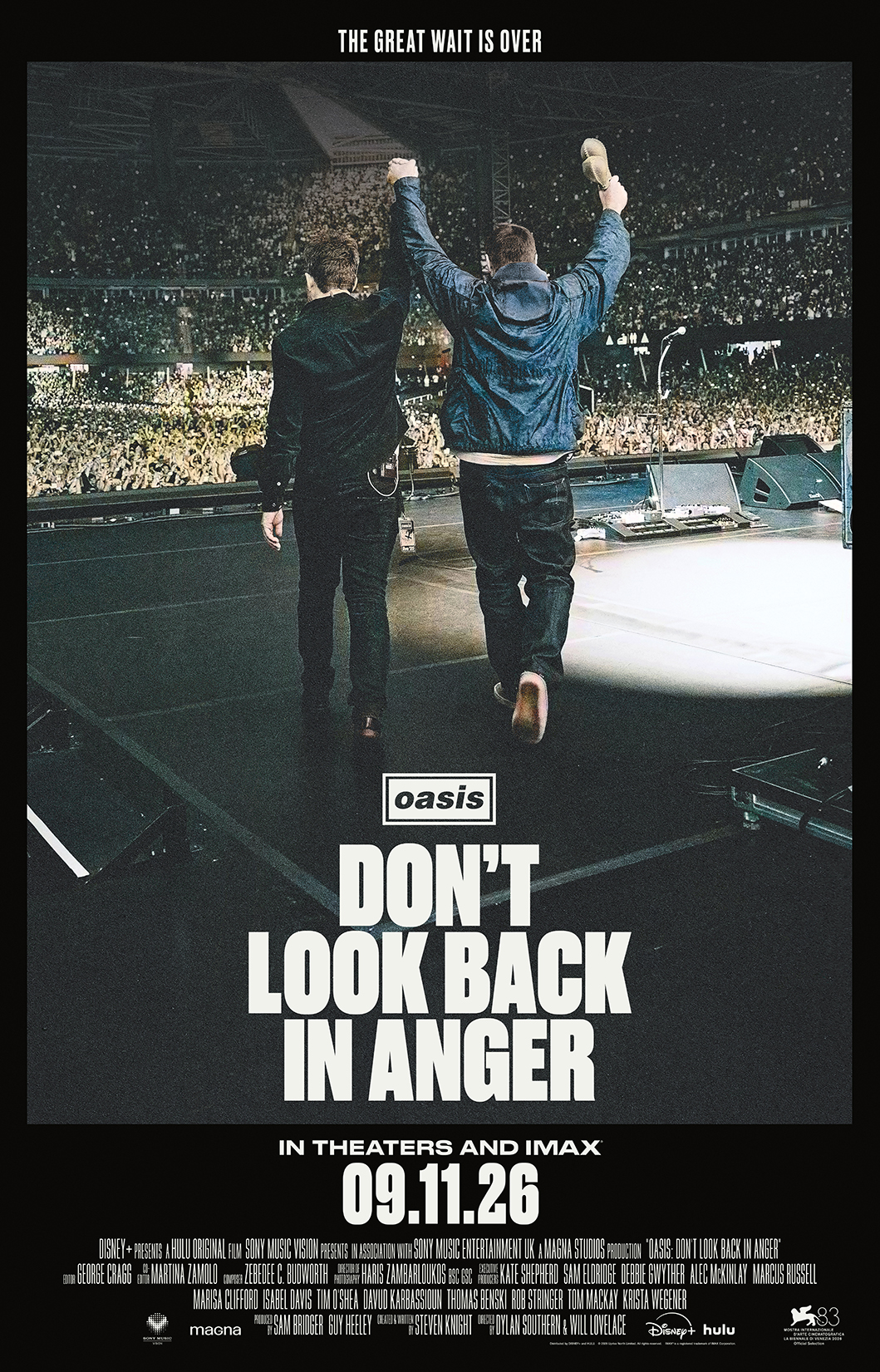 Poster for Oasis: Don’t Look Back in Anger